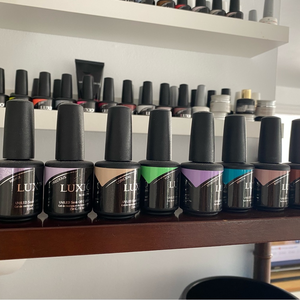 5 Luxury Brand Gel Nail Polish New/Unused just changed my mind on doing my nail. - Picture 2 of 12